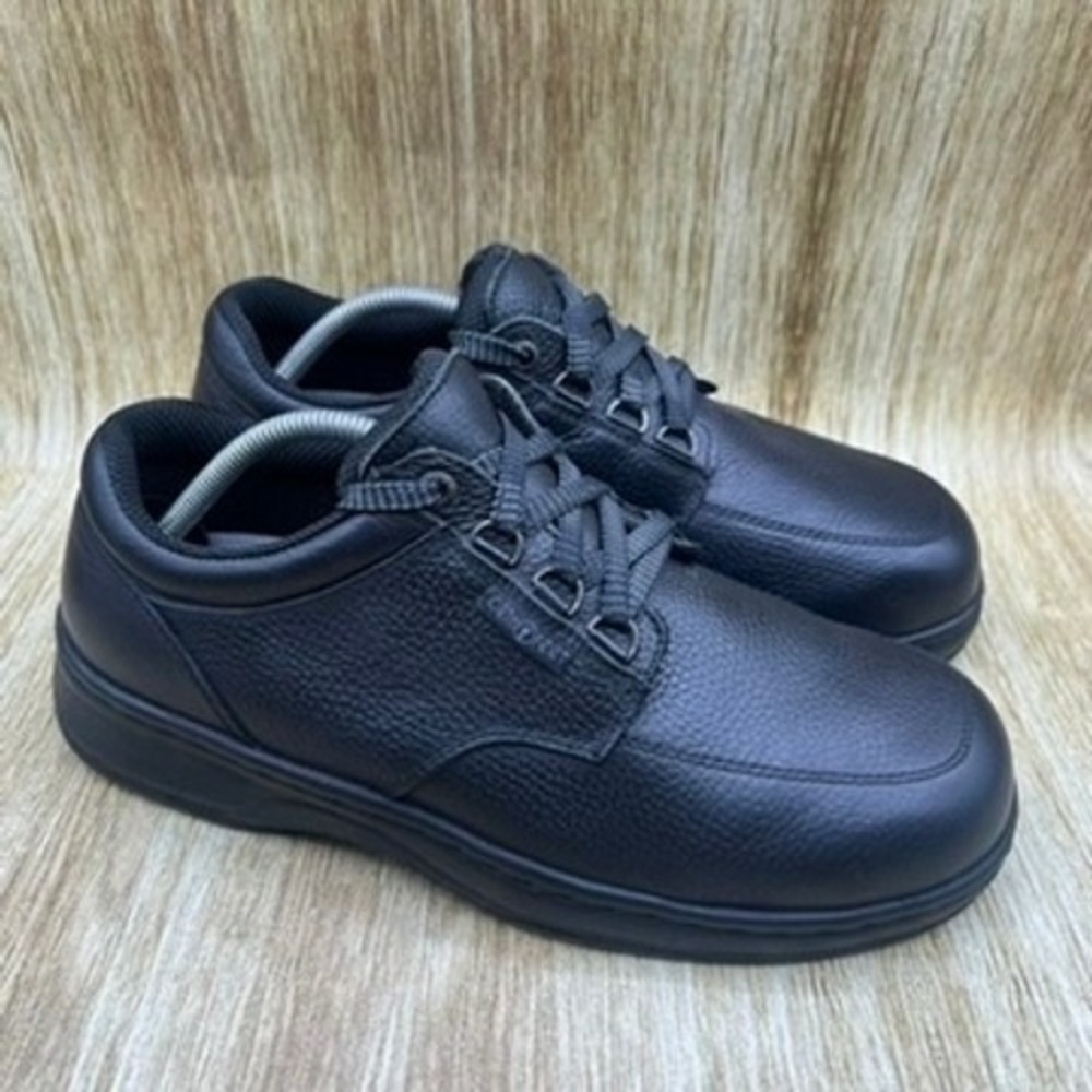 Orthofeet 410 Avery Island Men's Size 10 EE Wide Black Walking Shoes Orthopedic